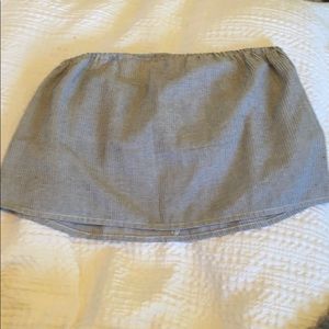 Brandy Melville Blue White Stripe Top XS/S